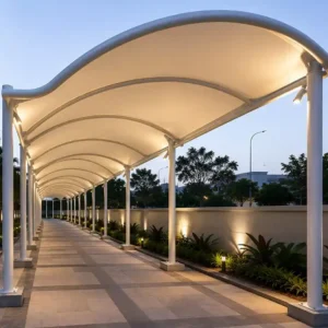 Walk- way shades